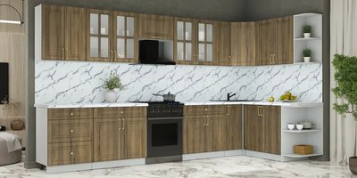 Кухонный гарнитур Интерлиния Мила Шато 1.7x3.7 PR