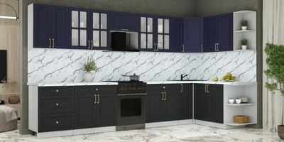 Кухонный гарнитур Интерлиния Мила Шато 1.7x3.7 PR