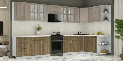 Кухонный гарнитур Интерлиния Мила Шато 1.7x3.7 PR