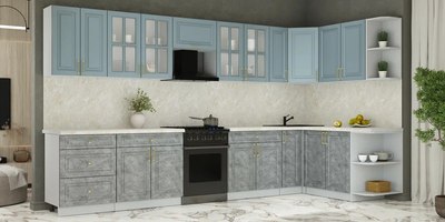 Кухонный гарнитур Интерлиния Мила Шато 1.7x3.7 PR