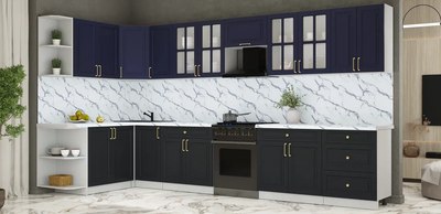 Кухонный гарнитур Интерлиния Мила Шато 1.7x3.8 LV