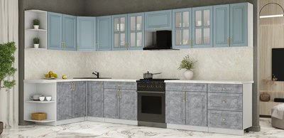 Кухонный гарнитур Интерлиния Мила Шато 1.7x3.8 LV