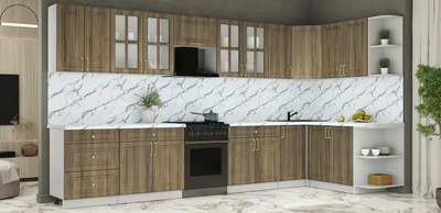 Кухонный гарнитур Интерлиния Мила Шато 1.7x3.8 PR