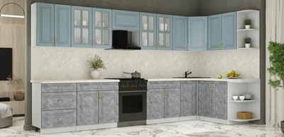 Кухонный гарнитур Интерлиния Мила Шато 1.7x3.8 PR