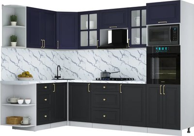 Кухонный гарнитур Интерлиния Мила Шато 1.68x2.8 ВТ LV - фото