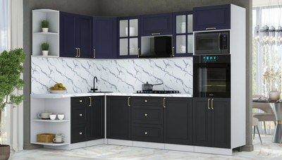Кухонный гарнитур Интерлиния Мила Шато 1.68x2.8 ВТ LV
