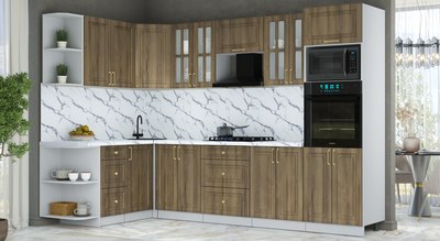 Кухонный гарнитур Интерлиния Мила Шато 1.68x3.0 ВТ LV