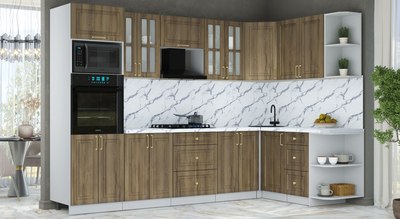 Кухонный гарнитур Интерлиния Мила Шато 1.68x3.0 ВТ PR