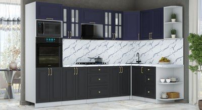 Кухонный гарнитур Интерлиния Мила Шато 1.68x3.0 ВТ PR