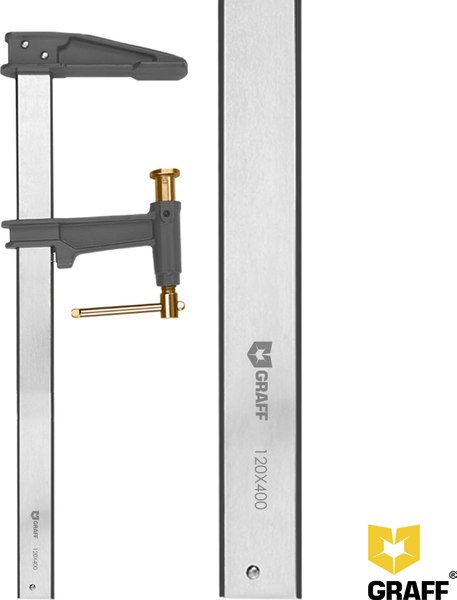 Струбцина GRAFF 120х400мм FCS124 Expert / 2406007