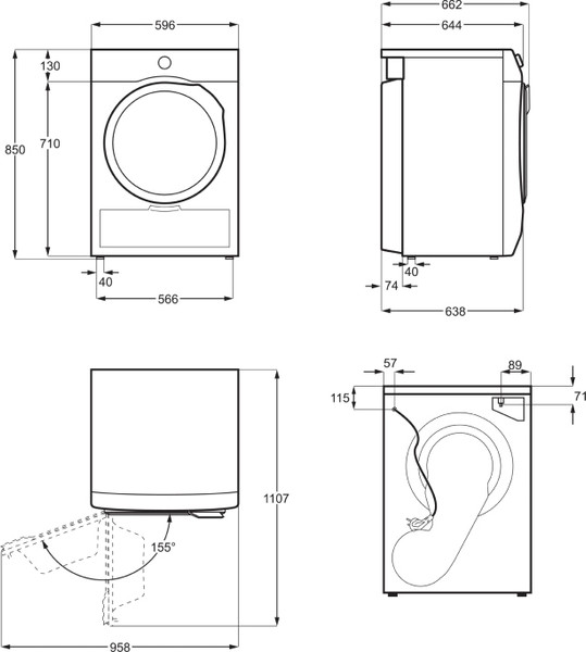 Сушильная машина Electrolux EW6D285YP