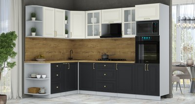 Кухонный гарнитур Интерлиния Мила Шато 1.88x2.8 ВТ LV