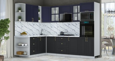 Кухонный гарнитур Интерлиния Мила Шато 1.88x2.8 ВТ LV