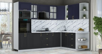 Кухонный гарнитур Интерлиния Мила Шато 1.88x2.8 ВТ PR