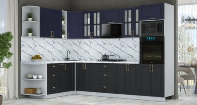 Кухонный гарнитур Интерлиния Мила Шато 1.88x3.0 ВТ LV