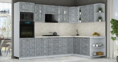 Кухонный гарнитур Интерлиния Мила Шато 1.88x3.0 ВТ PR