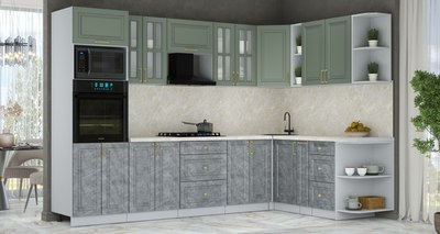 Кухонный гарнитур Интерлиния Мила Шато 1.88x3.0 ВТ PR