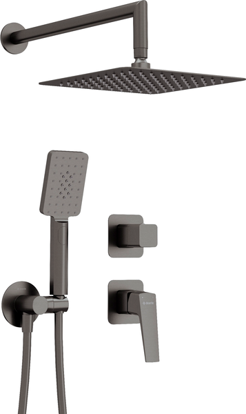 Душевая система со смесителем Deante Blur Titanium NQL D9YK - фото