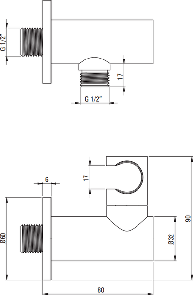 Душевая система со смесителем Deante Blur Titanium NQL D9YK