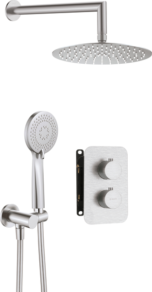 Душевая система со смесителем Deante Box Steel BXYZFEBT - фото