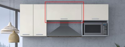 Шкаф под вытяжку Интерлиния Компо ВШГ80-360