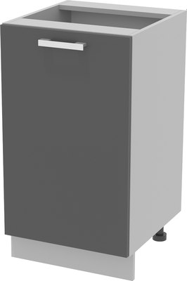 Шкаф-стол кухонный Интерлиния Компо НШ45р-1дв - фото