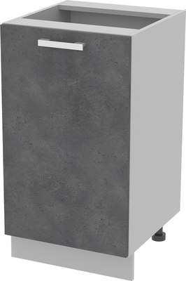 Шкаф-стол кухонный Интерлиния Компо НШ45р-1дв - фото