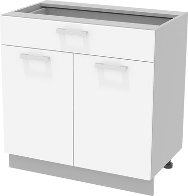 Шкаф-стол кухонный Интерлиния Компо НШ80рш1 - фото