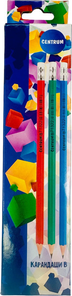 Набор простых карандашей Centrum 71322 - фото