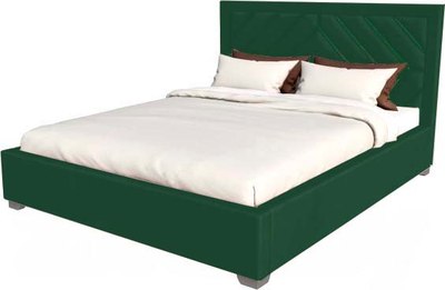 Двуспальная кровать Elmax Верона 180x200 с ПМ Газ-лифт Континентальная рама - фото