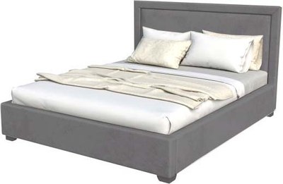 Двуспальная кровать Elmax Альба 180x200 с ПМ Газ-лифт Континентальная рама - фото