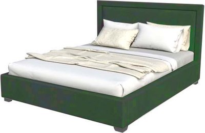 Двуспальная кровать Elmax Альба 120x200 с ПМ Газ-лифт Континентальная рама - фото