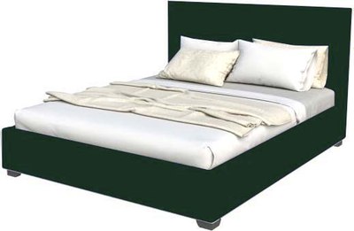 Двуспальная кровать Elmax Альба 140x200 с ПМ Газ-лифт Континентальная рама - фото