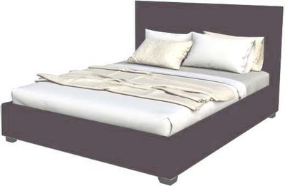 Двуспальная кровать Elmax Альба 120x200 с ПМ Газ-лифт Континентальная рама - фото