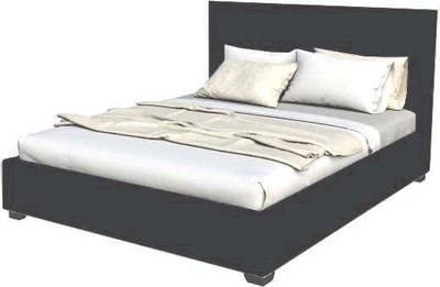 Двуспальная кровать Elmax Альба 180x200 с ПМ Газ-лифт Континентальная рама - фото