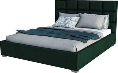 Двуспальная кровать Elmax Барлетта 140x200 с ПМ Газ-лифт Континентальная рама - фото