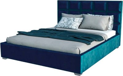 Двуспальная кровать Elmax Барлетта 180x200 с ПМ Газ-лифт Континентальная рама - фото