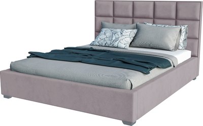 Двуспальная кровать Elmax Барлетта 120x200 с ПМ Газ-лифт Континентальная рама - фото