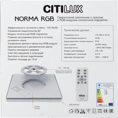 Светильник Citilux Norma CL749K300