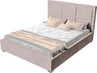 Двуспальная кровать Elmax Империя 120x200 с ПМ Газ-лифт Континентальная рама - фото