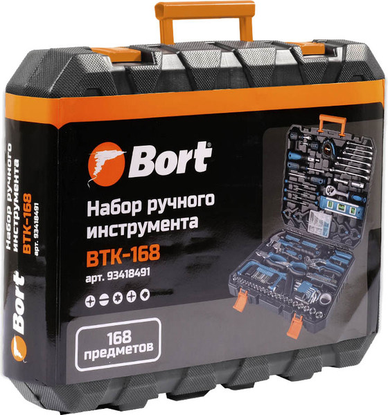Универсальный набор инструментов Bort BTK-168 (93418491)