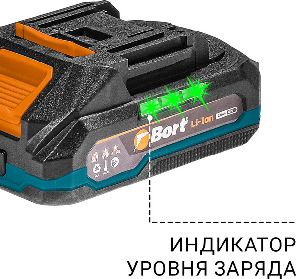 Аккумуляторная дрель-шуруповерт Bort BAB-21S (93414912)