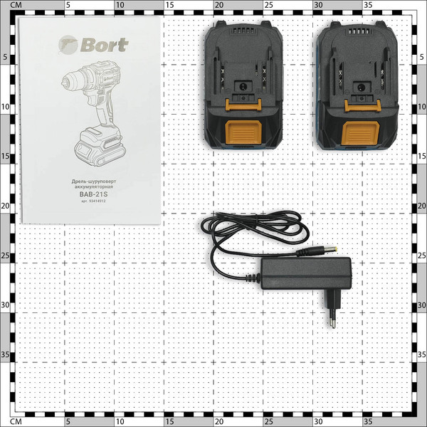 Аккумуляторная дрель-шуруповерт Bort BAB-21S (93414912)
