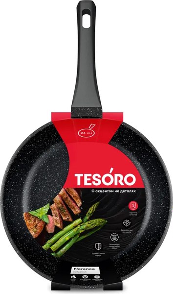 Сковорода Tesoro Florence Total Dark TF16269td