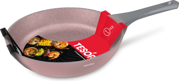 Сковорода Tesoro Florence Total Pink TF1628tp