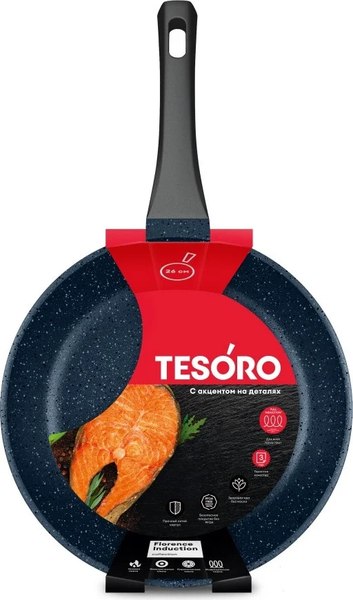 Сковорода Tesoro Florence Induction Total Blue TF1626tbi