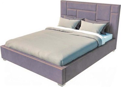 Двуспальная кровать Elmax Неаполь 180x200 с ПМ Газ-лифт Континентальная рама - фото