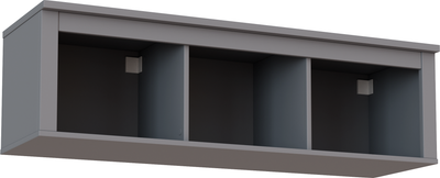 Полка-ячейка Mio Tesoro Сага навесная 3 секции - фото