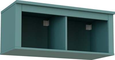 Полка-ячейка Mio Tesoro Сага навесная 2 секции - фото