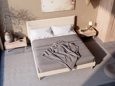 Двуспальная кровать Elmax Латина 140x200